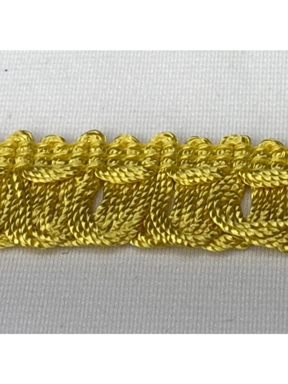 Yellow Braided Loop Trim 7 yards Decorative Ribbon Craft Supplies